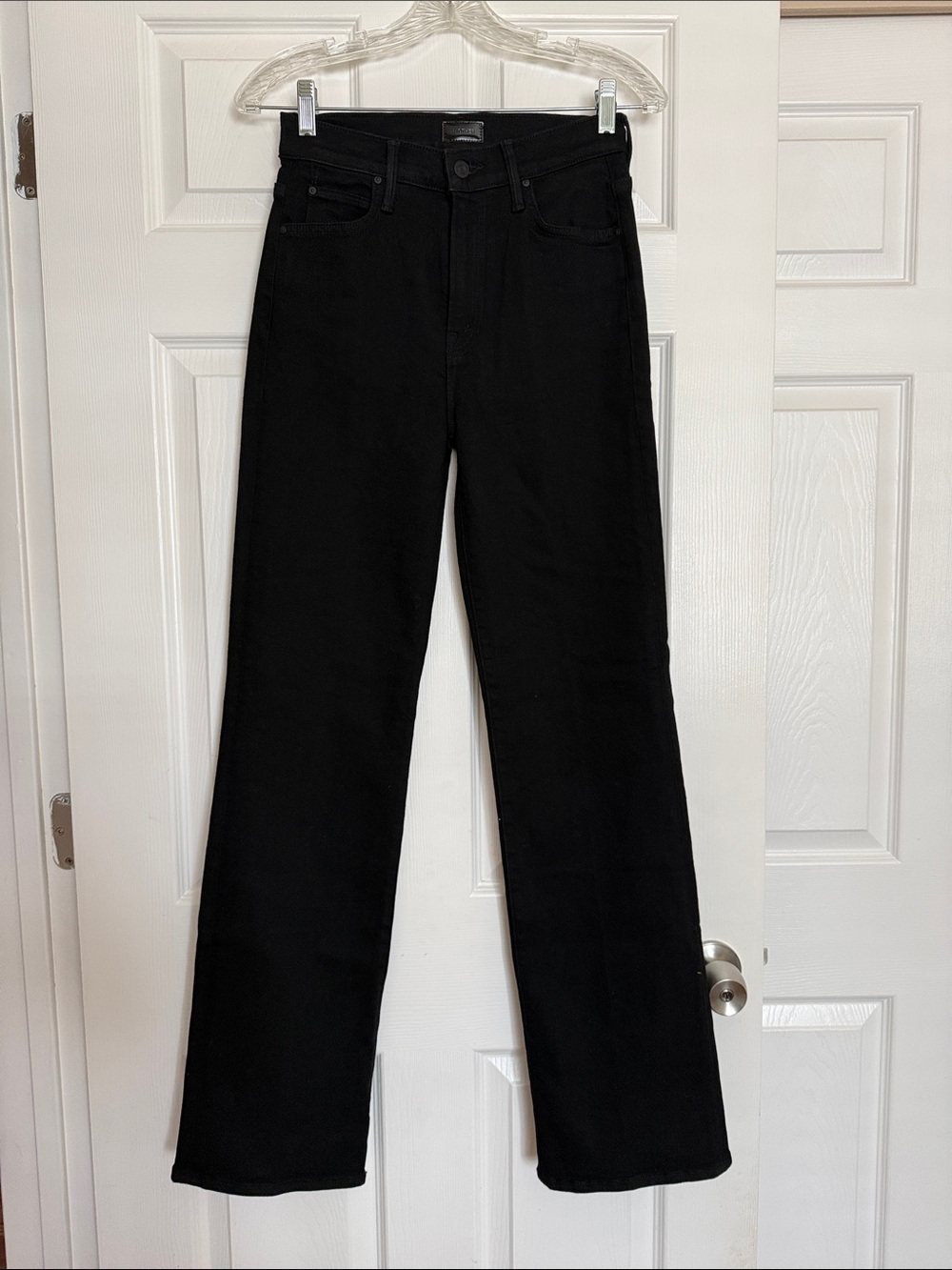 Mother The Kick It Night Night Black Wash Denim 25